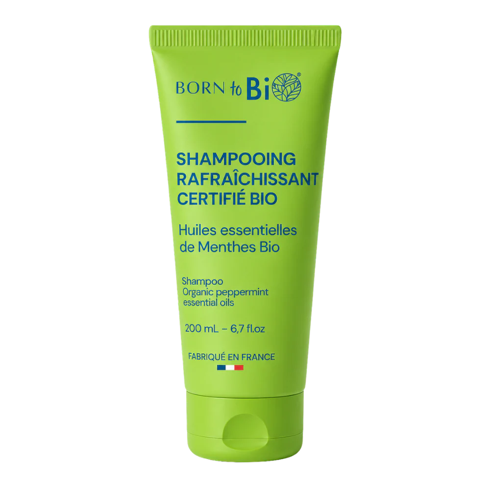 Osvěžující šampon se zelenou mátou – s certifikátem bio
