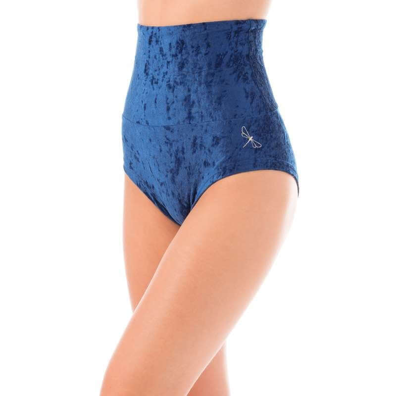 High waisted velvet pole shorts - Betty-13