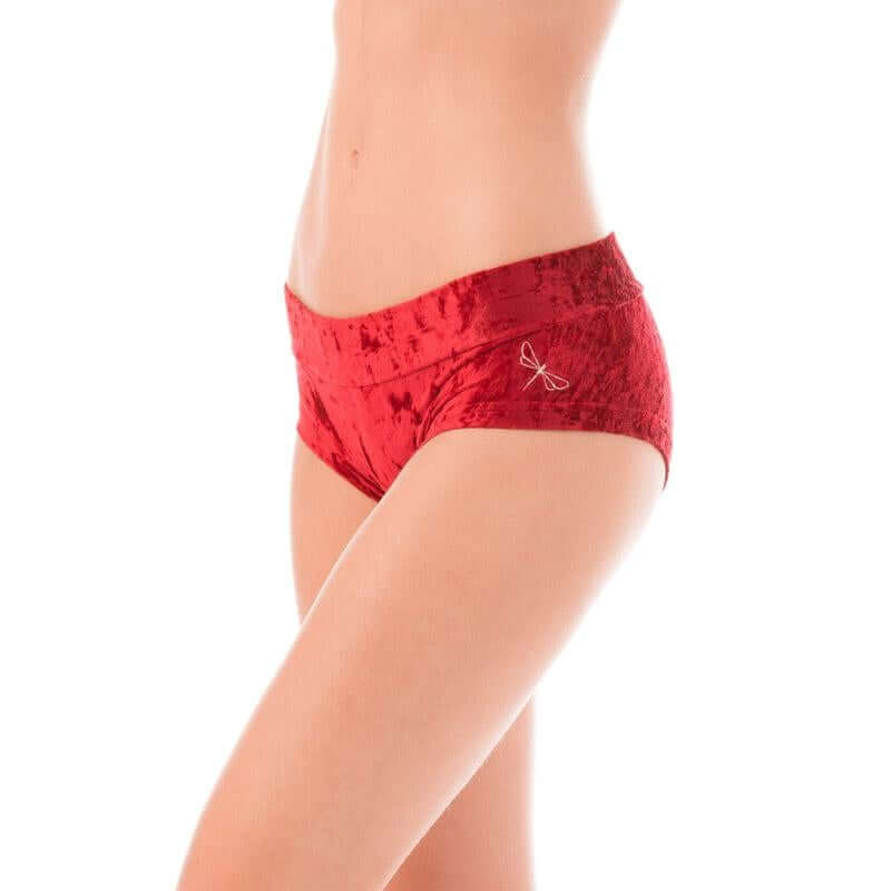 Velvet booty shorts