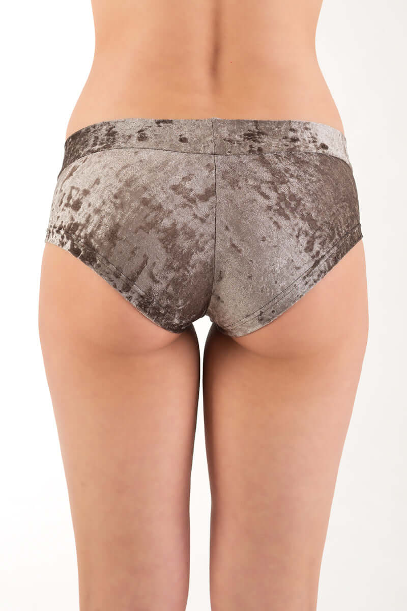 Velvet booty shorts